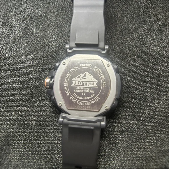 EUC Casio Pro Trek Tough Solar PRG-600 Watch (Black)